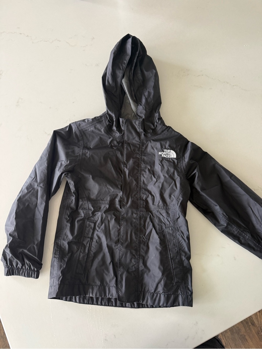 The North Face Black Mesh-Lined Hooded Jacket